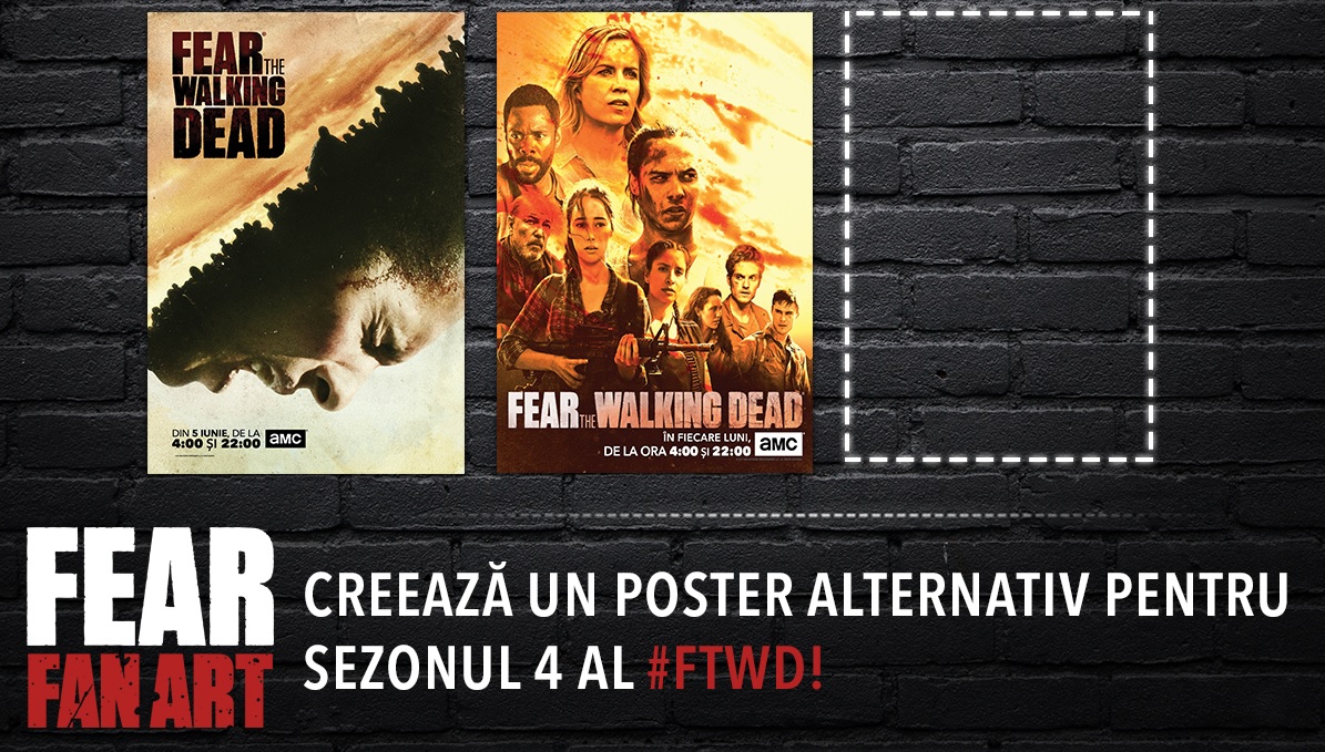Fear the Walking Dead: CONCURS poster alternativ pentru sezonul 4