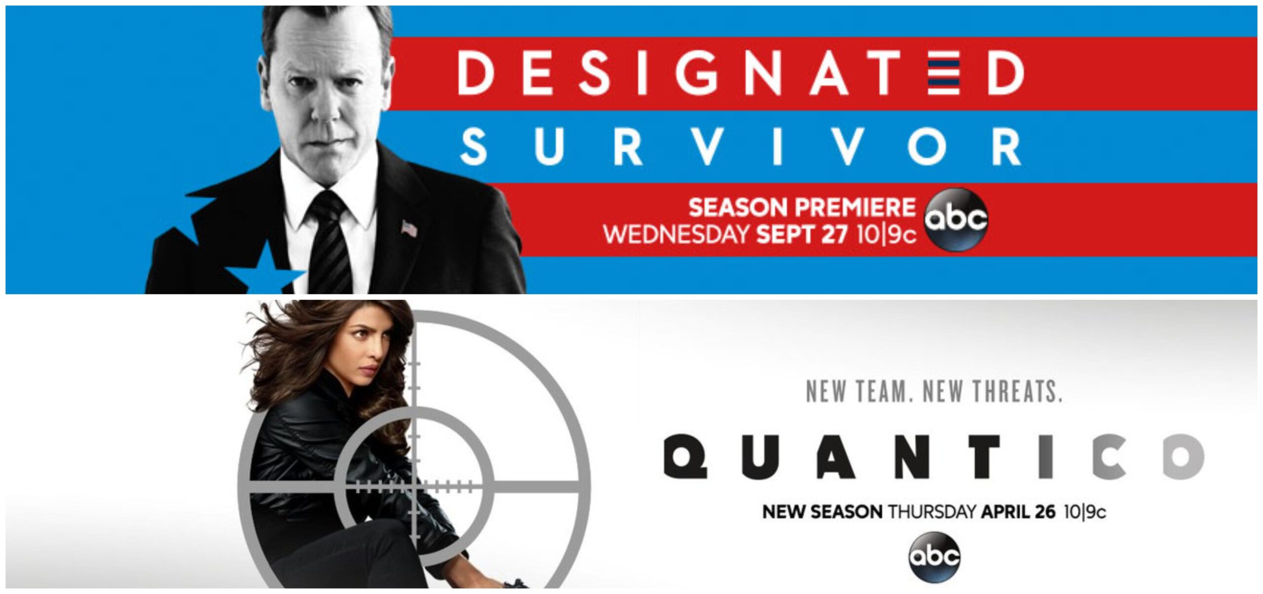 ABC anulează ‘Quantico’ şi ‘Designated Survivor’ (Updated)