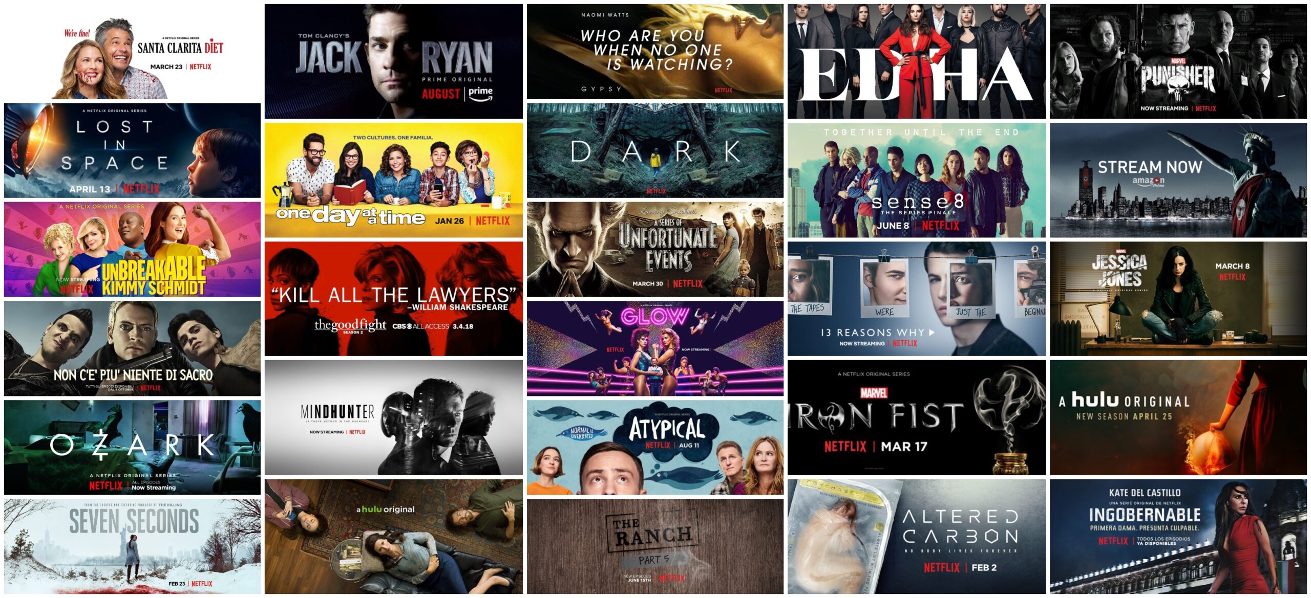 Situația serialelor în sezonul 2018/19 (3/3: streaming)