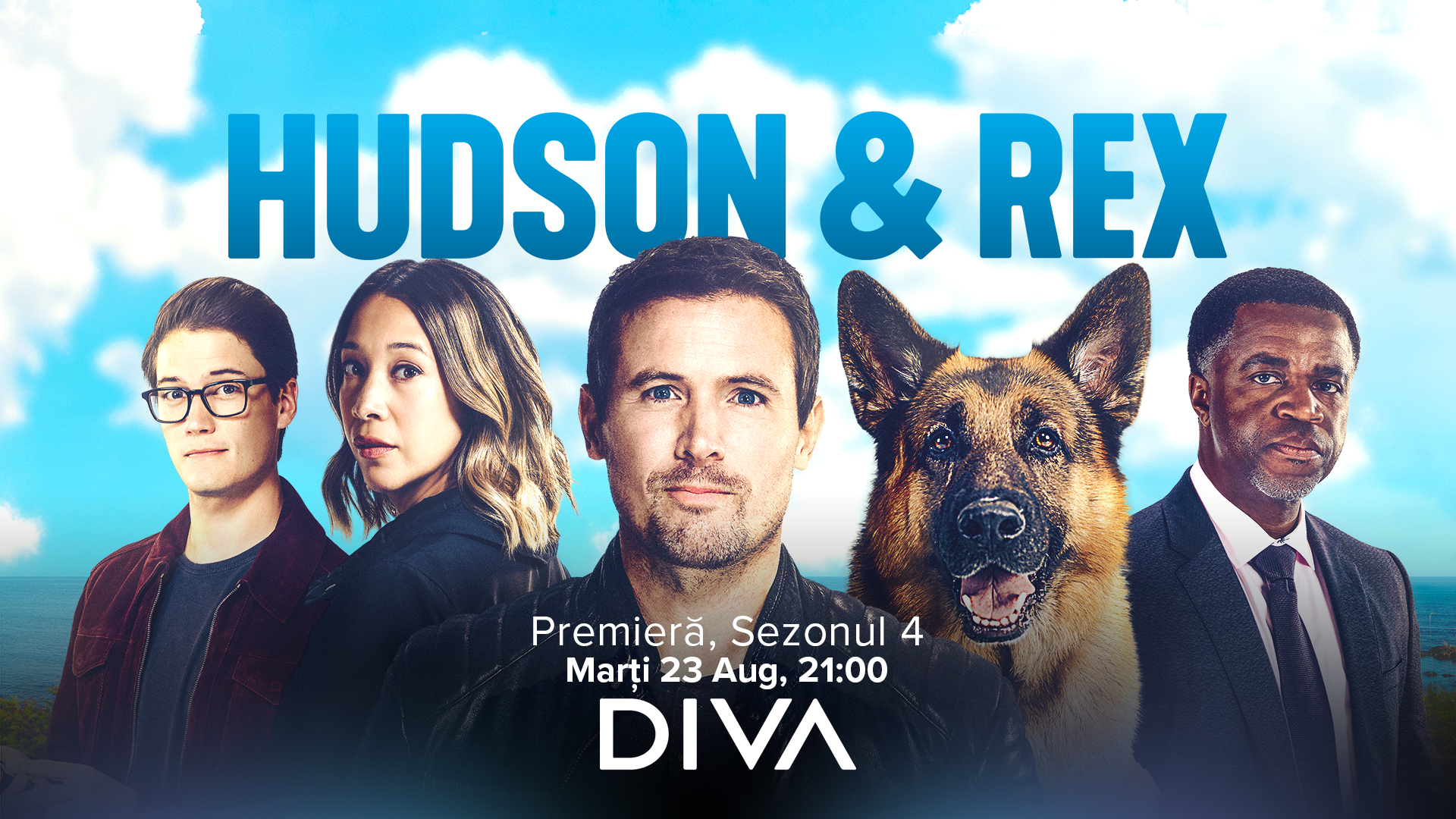Detectivii „Hudson și Rex” revin la DIVA cu noi episoade (sezonul 4)